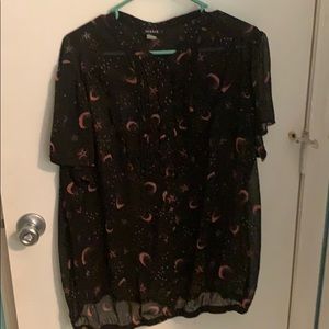 Torrid Star Blouse Size 3